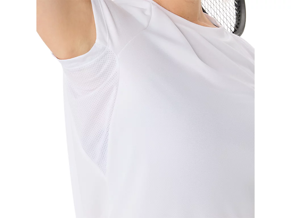 Tricou Asics Femei Court Graphic Brilliant White [5]