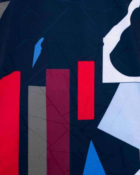 Tricou Baiat BIDI BADU New York 2024 Albastru Inchis/Rosu/Albastru [7]