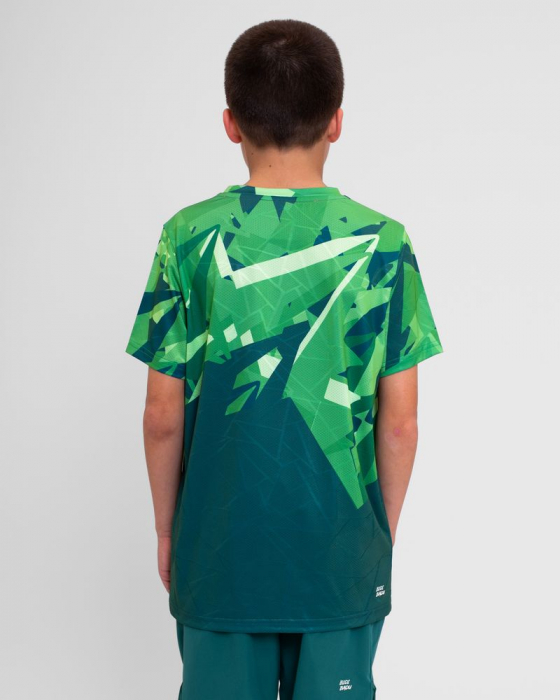 Tricou Baiat BIDI BADU Spike Verde Inchis/Verde [4]