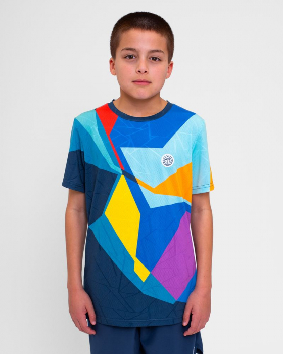 Tricou Baiat BIDI BADU Twiggy Albastru Inchis/Mix [3]