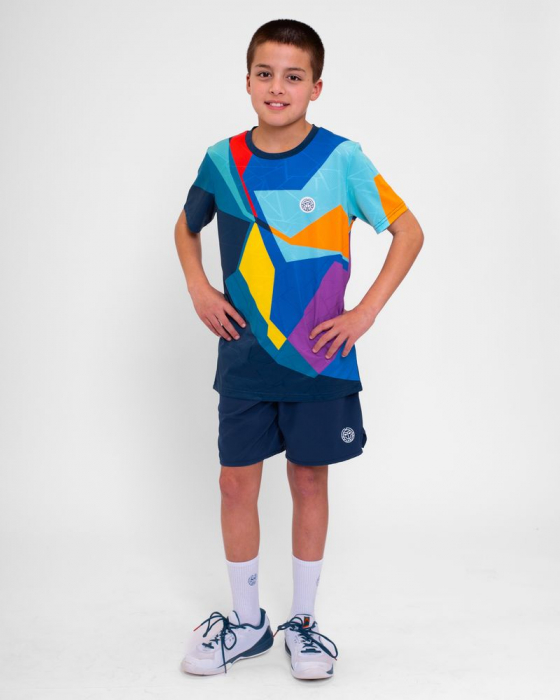 Tricou Baiat BIDI BADU Twiggy Albastru Inchis/Mix [6]