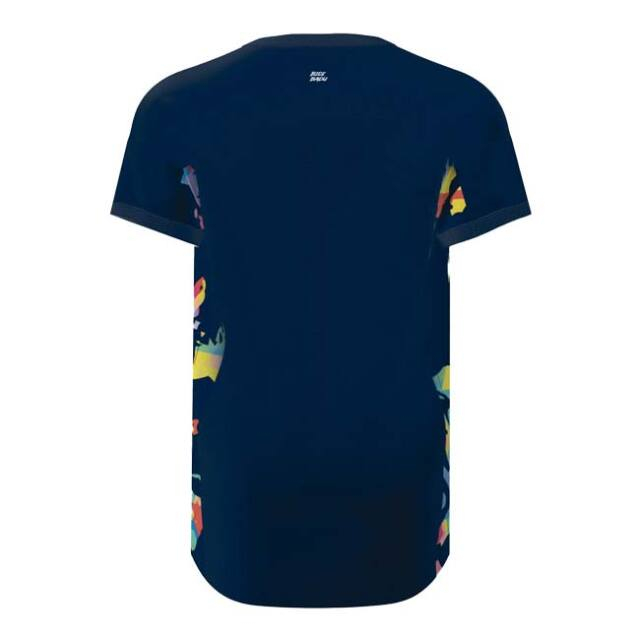 Tricou BIDI BADU Baiat Wild Arts V-Neck Albastru Inchis/Rosu/Multicolor [2]