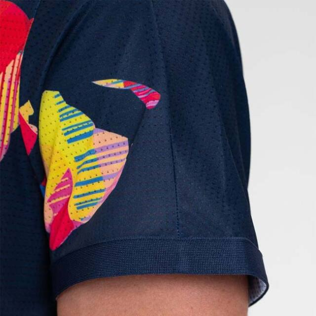 Tricou BIDI BADU Baiat Wild Arts V-Neck Albastru Inchis/Rosu/Multicolor [3]