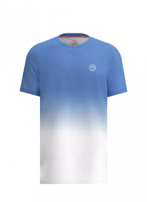 Tricou BIDI BADU JR Crew Gradiant Blue White [1]