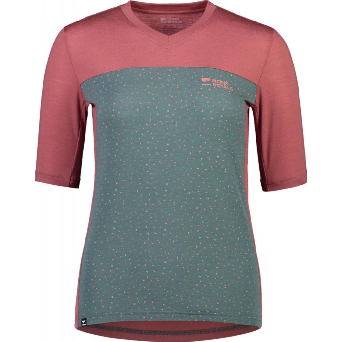 Tricou ciclism merino Mons Royale W Redwood Enduro VT Terracotta / Terrazzo [7]