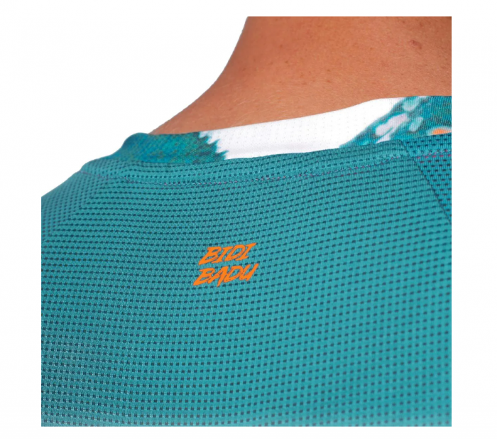 Tricou Bidi Badu Copii Melbourne 2025 V-Neck Petrol/Portocaliu [4]