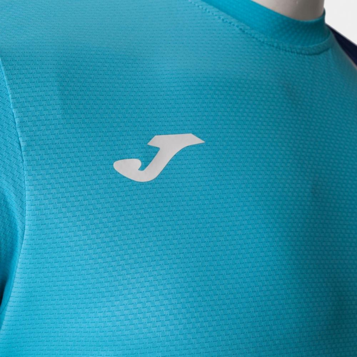 TRICOU JOMA SLEEVE SMASH FLUOR TURQUOISE/BL [4]