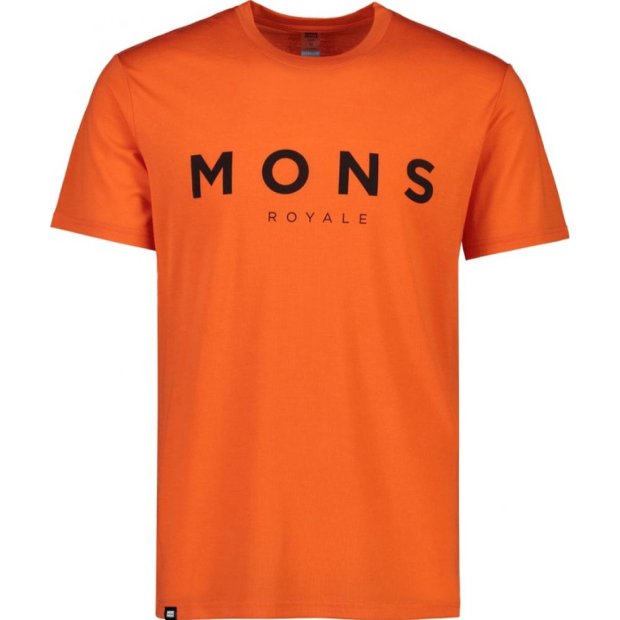 Tricou merino MONS ROYALE M ICON ORANGE SMASH [3]