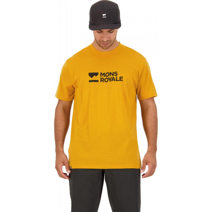 Tricou merino Mons Royale M Icon Thirt Gold [2]