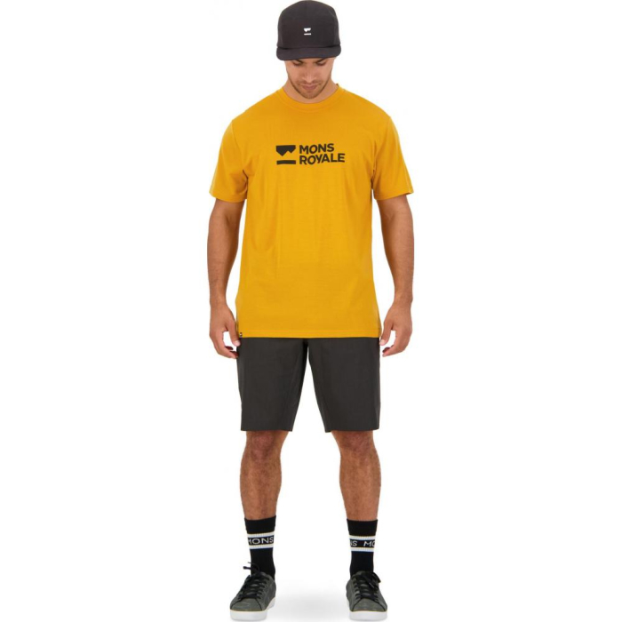 Tricou merino Mons Royale M Icon Thirt Gold [4]