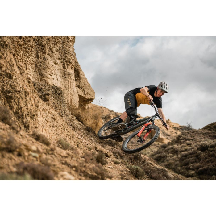 Tricou merino Mons Royale M Redwood Enduro VT Black /Gold [2]