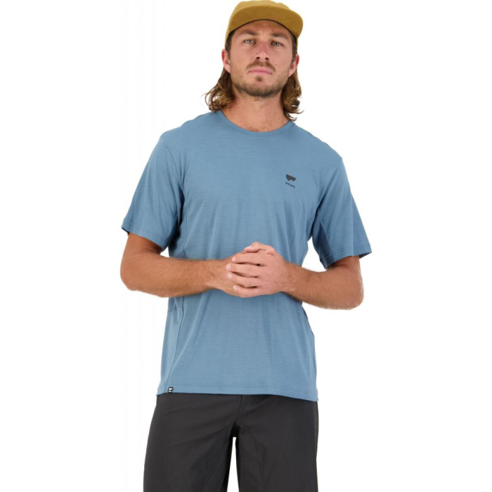 Tricou merino Mons Royale M Tarn Merino Shift Thirt Blue Slate [3]
