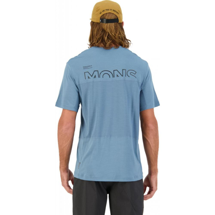 Tricou merino Mons Royale M Tarn Merino Shift Thirt Blue Slate [2]