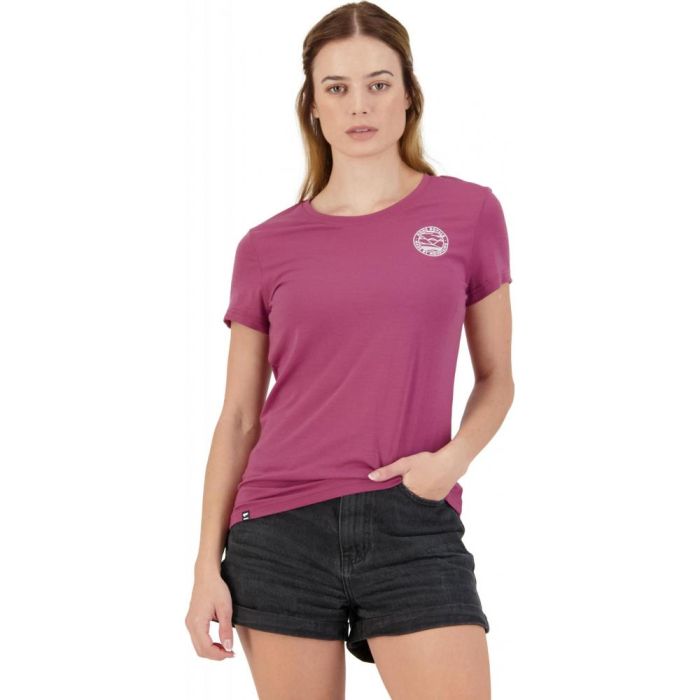 Tricou merino Mons Royale W Icon Tee Berry [2]