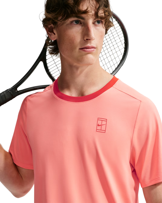 Tricou Nike Barbati Advantage Crew Atomic Pink [3]