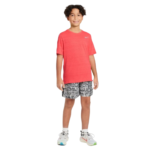 Tricou Nike Copii Dr-Fit Miler Ember Glow [2]