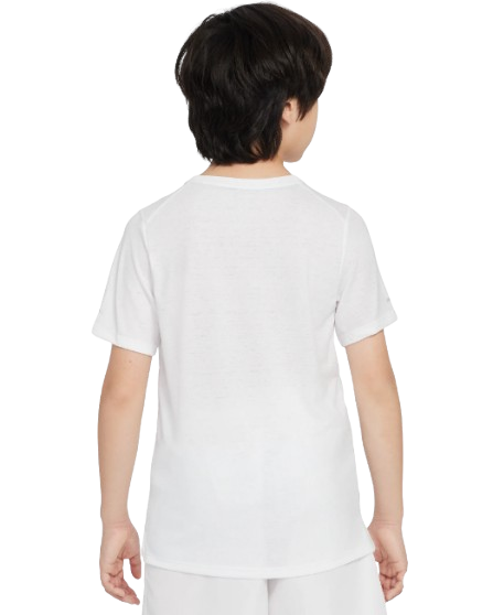 Tricou Tenis Nike Copii Dri-Fit Miler White [2]