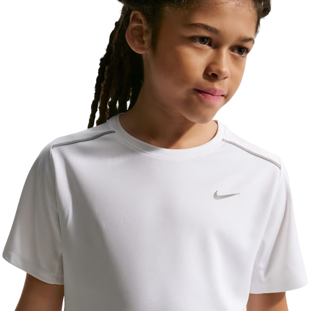 Tricou Nike Copii Miler Dri-FIT White [3]