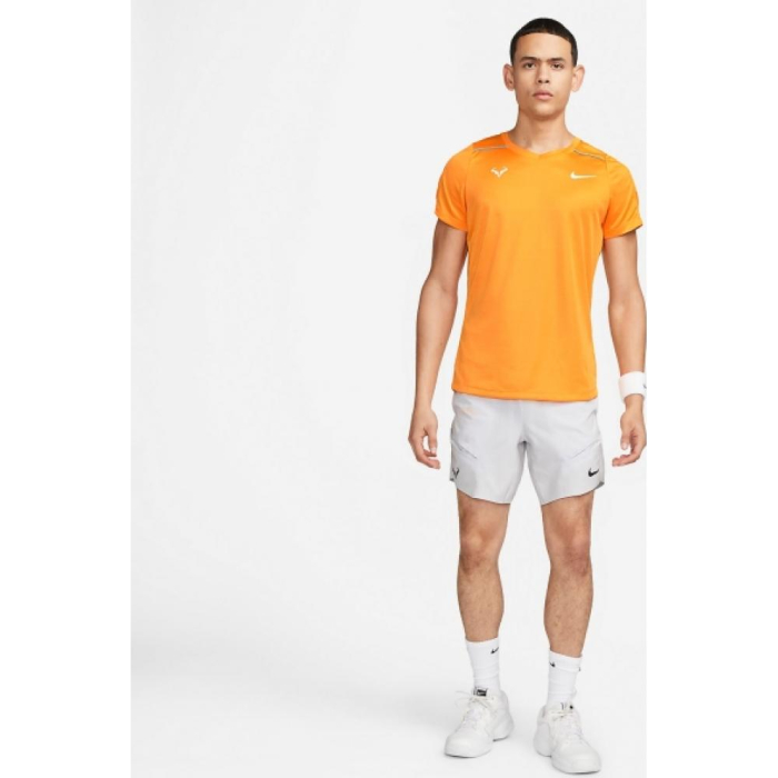 TRICOU NIKE DRI-FIT RAFA CHALLENGER ORANGE [2]