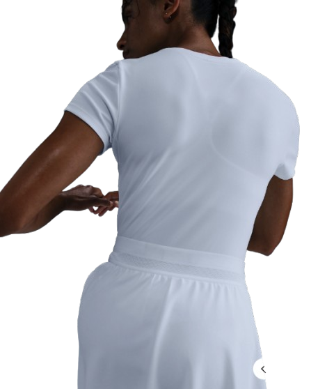 Tricou Tenis Nike Femei DF Advantage White [2]