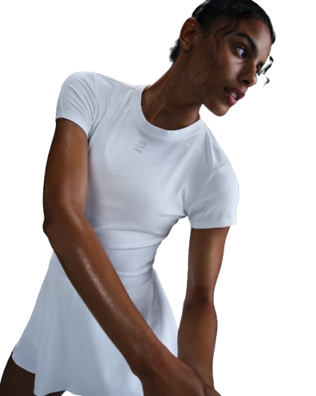 Tricou Tenis Nike Femei DF Advantage White [3]