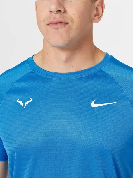 TRICOU NIKE RAFA MNK DF CHALLENGER Light Photo Blue [2]