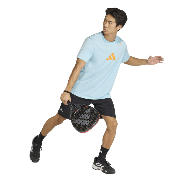 Tricou Padel Adidas Barbati Category Graphic Pro Icey Blue [4]