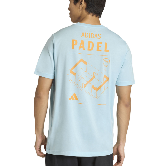 Tricou Padel Adidas Barbati Category Graphic Pro Icey Blue [2]