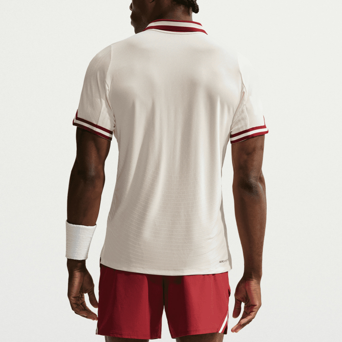 Tricou Polo Nike Barbati Aero-FIT Slam NY Pale Ivory/Team Red [6]