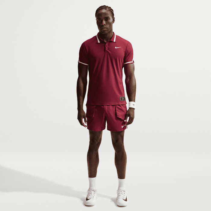 Tricou Polo Nike Barbati Aero-FIT Slam NY Team Red/Pale Ivory [2]