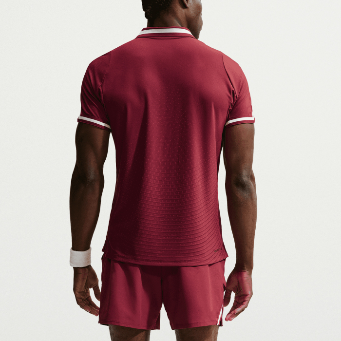Tricou Polo Nike Barbati Aero-FIT Slam NY Team Red/Pale Ivory [6]