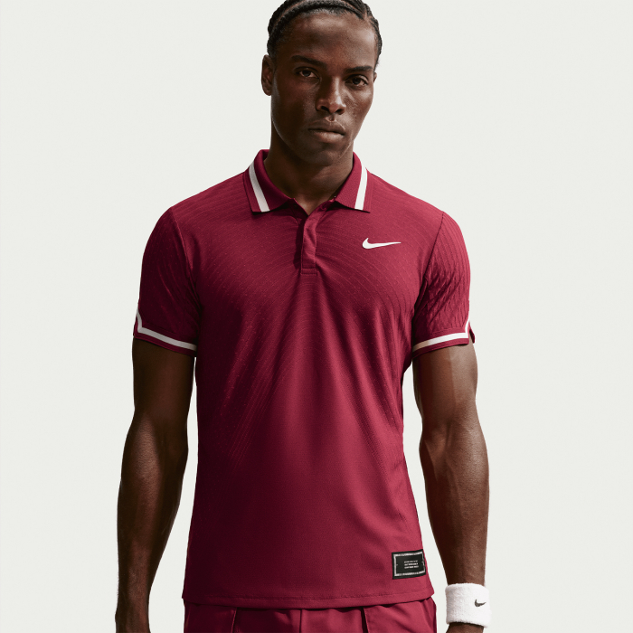 Tricou Polo Nike Barbati Aero-FIT Slam NY Team Red/Pale Ivory [3]