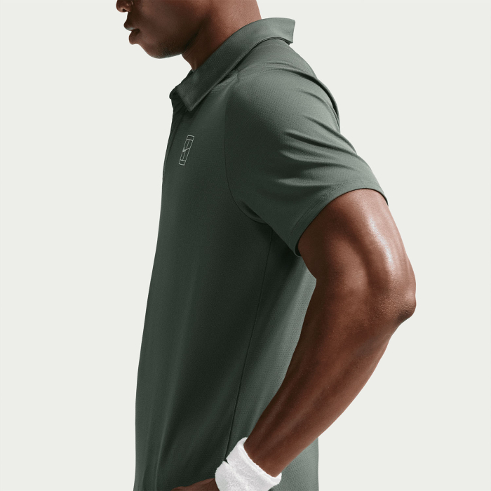 Tricou Polo Nike Barbati Dri-FIT Advantage Camo Green/Cucumber Calm [4]