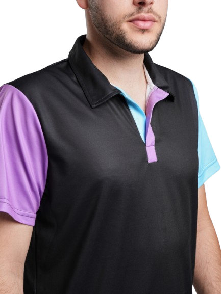 Tricou Polo Tenis Electryphy Barbati Elevate Negru [3]