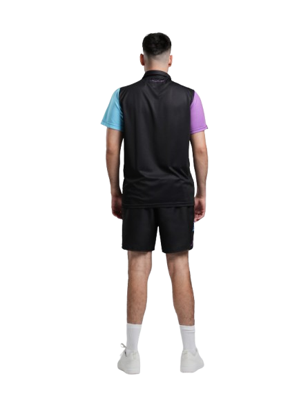 Tricou Polo Tenis Electryphy Barbati Elevate Negru [2]