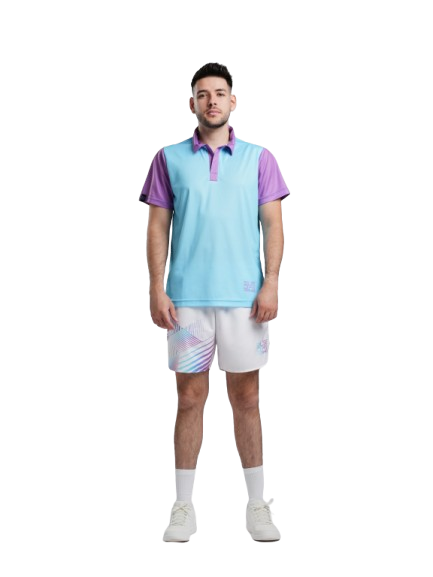 Tricou Polo Tenis Electryphy Barbati Elevate Turquoise [1]