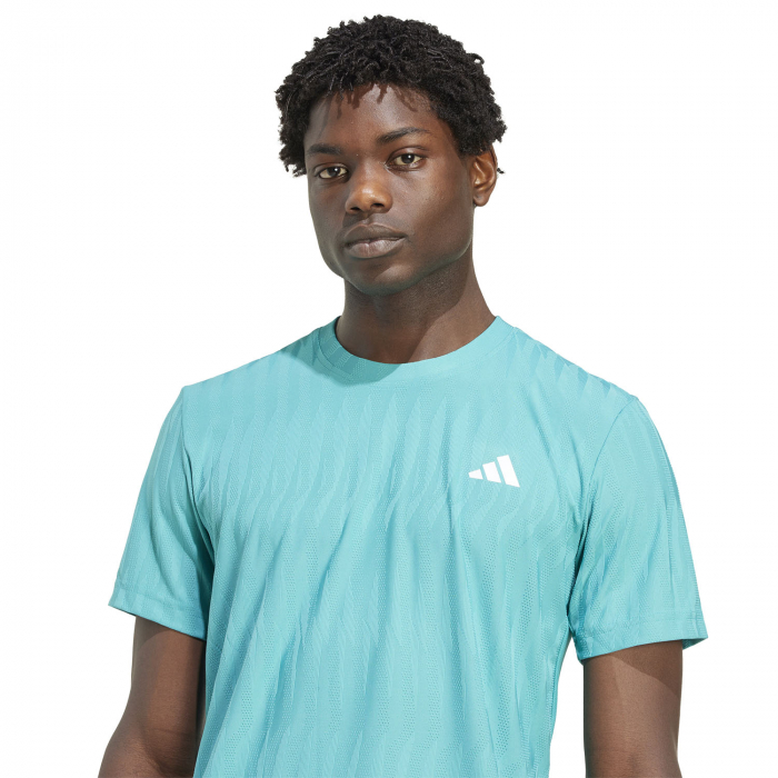 Tricou Tenis Adidas Barbati Climacool Airchill FreeLift Turcoaz [3]