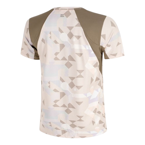 Tricou Tenis Bidi Badu Barbati Paris 2025 V-Neck Bej/Maro [2]