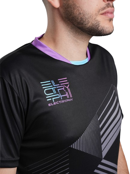 Tricou Tenis Electryphy Barbati Physical Negru [3]