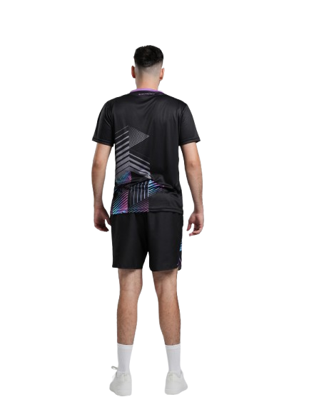 Tricou Tenis Electryphy Barbati Physical Negru [2]
