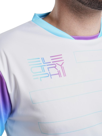 Tricou Tenis Electryphy Barbati Tryumph Alb [4]