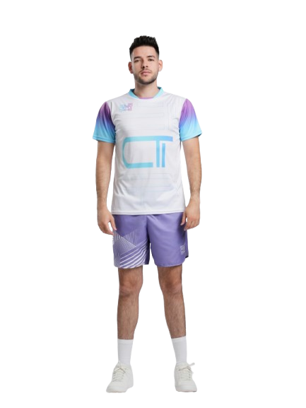 Tricou Tenis Electryphy Barbati Tryumph Alb [1]