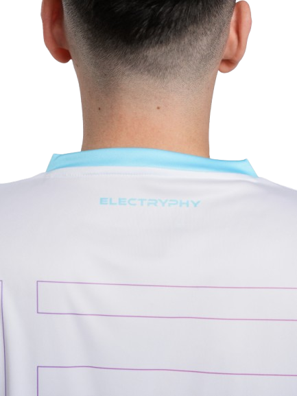 Tricou Tenis Electryphy Barbati Tryumph Alb [3]