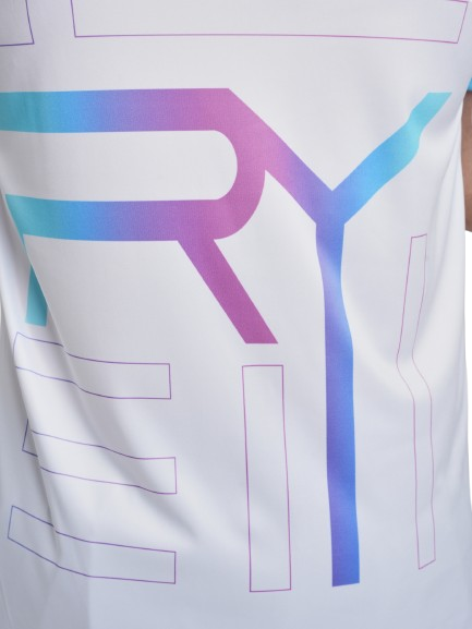 Tricou Tenis Electryphy Barbati Tryumph Alb [5]