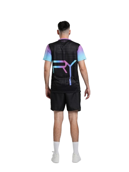 Tricou Tenis Electryphy Barbati Tryumph Negru [2]