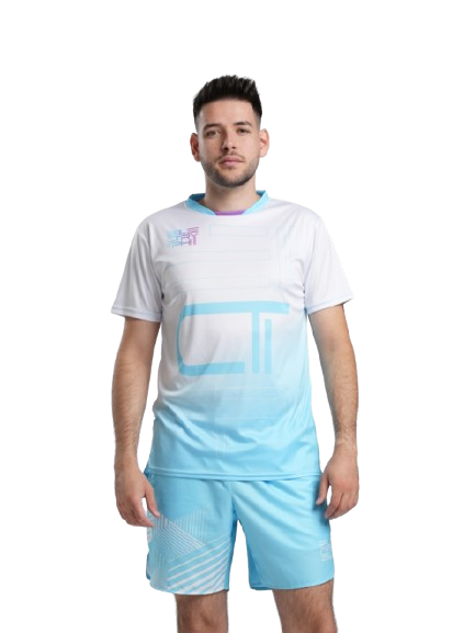 Tricou Tenis Electryphy Barbati Tryumph Turquoise [4]