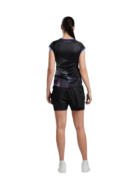 Tricou Tenis Electryphy Femei Physical Negru [2]