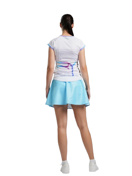Tricou Tenis Electryphy Femei Tryumph Alb [2]