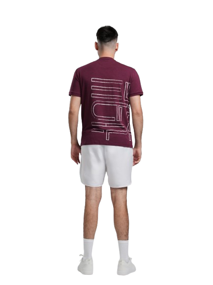 Tricou Tenis Electryphy Streetwear Tryumph Bordo [2]