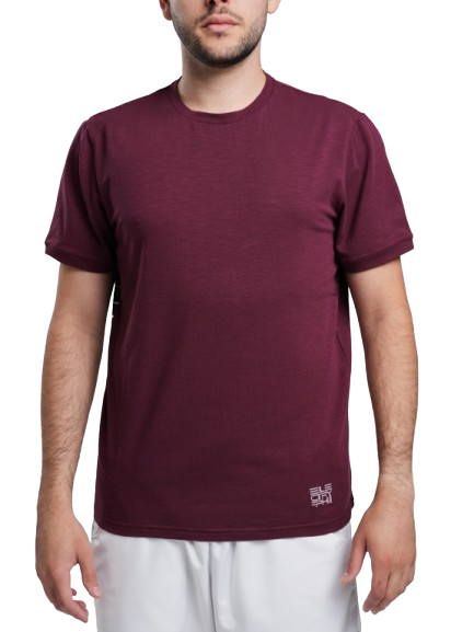 Tricou Tenis Electryphy Streetwear Tryumph Bordo [4]